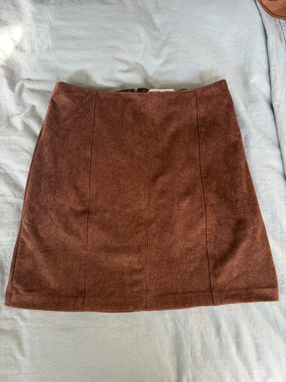 Abercrombie & Fitch Vegan Suede Mini Skirt - Size Small